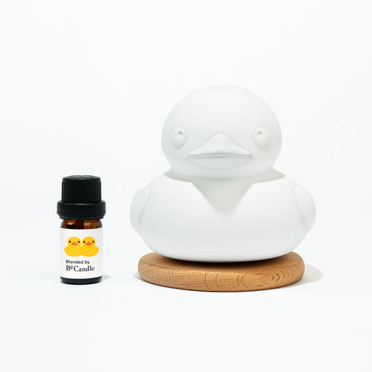 ”Double Ducks" 4-inch Aroma Stone (with BeCandle aroma oil)