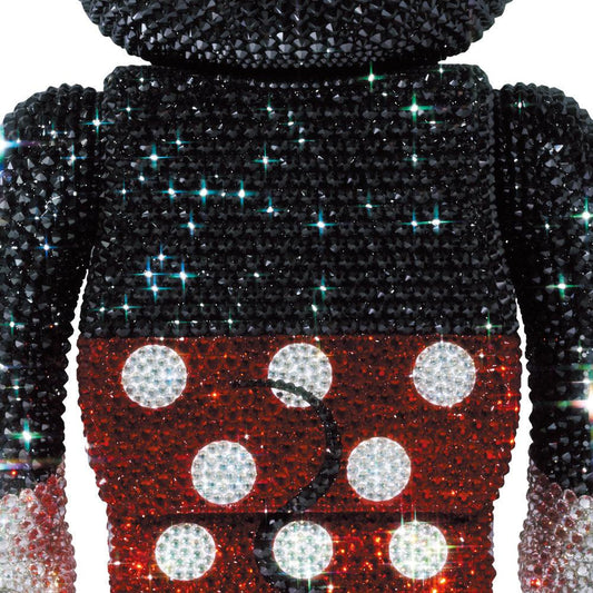 CRYSTAL DECORATE MINNIE MOUSE BE@RBRICK 400% - PopArtFusion