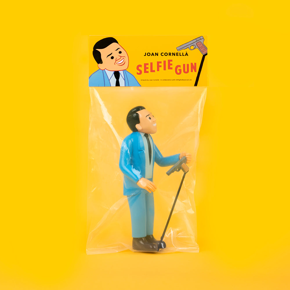 "Selfie Gun" Vinyl Figure - Blue