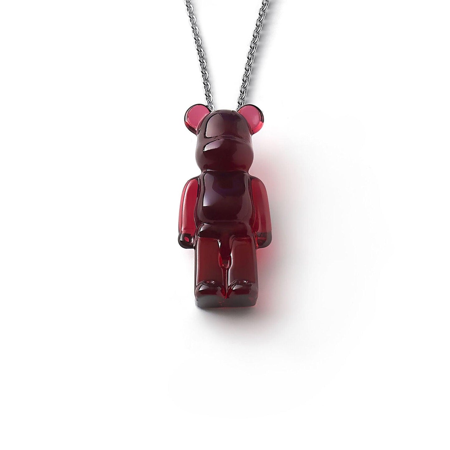 Pop Art Fusion - PopArtFusion - Baccarat BACCARAT x BE@RBRICK - Sterling Silver And Crystal Toy Be@Rbrick Pendant Necklace 2814117 popartfusion.com by Conectid