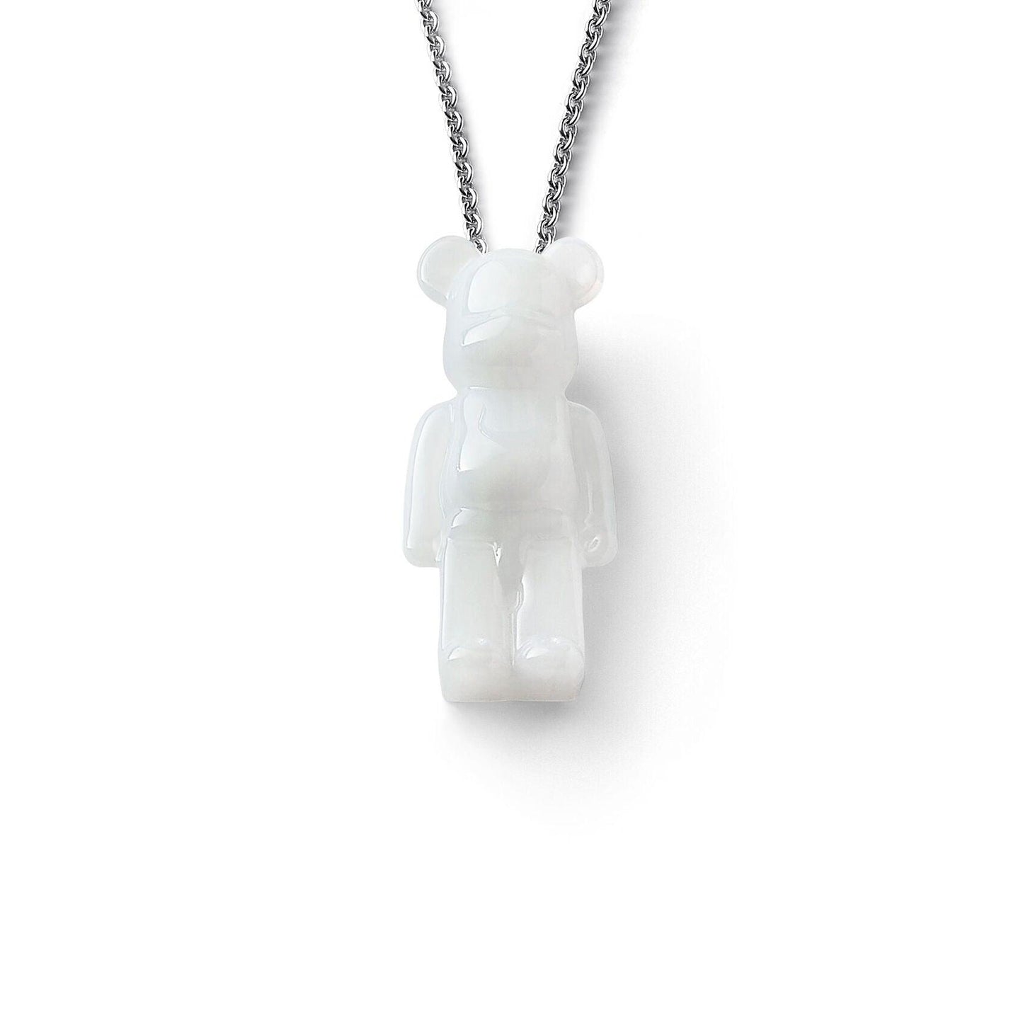 Pop Art Fusion - PopArtFusion - Baccarat BACCARAT x BE@RBRICK - Sterling Silver And Crystal Toy Be@Rbrick Pendant Necklace 2814117 popartfusion.com by Conectid