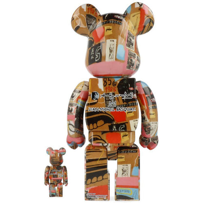 Pop Art Fusion - PopArtFusion - MEDICOM TOY BE@RBRICK Andy Warhol × JEAN-MICHEL BASQUIAT #2 100% & 400% MT400100BBWARBAS2 popartfusion.com by Conectid