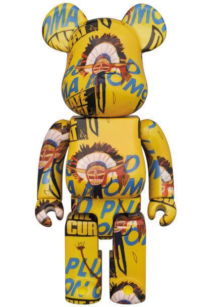 Pop Art Fusion - PopArtFusion - Medicom Toy BE@RBRICK Andy Warhol JEAN-MICHEL BASQUIAT #3 100% & 400% by Medicom Toy (Limited Edition Art Toy Collectible) 4530956596310 popartfusion.com by Conectid