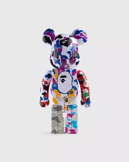 Pop Art Fusion - PopArtFusion - Medicom Toy BE@RBRICK BAPE(R) CAMO 28TH ANNIVERSARY MULTI #2 400% by Medicom Toy (Limited Edition Art Toy Collectible) 4530956593456 popartfusion.com by Conectid