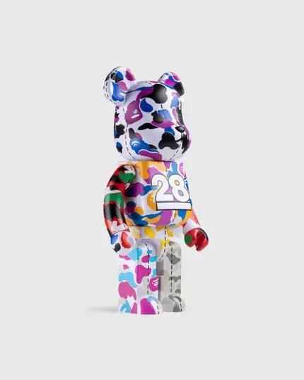 Pop Art Fusion - PopArtFusion - Medicom Toy BE@RBRICK BAPE(R) CAMO 28TH ANNIVERSARY MULTI #2 400% by Medicom Toy (Limited Edition Art Toy Collectible) 4530956593456 popartfusion.com by Conectid