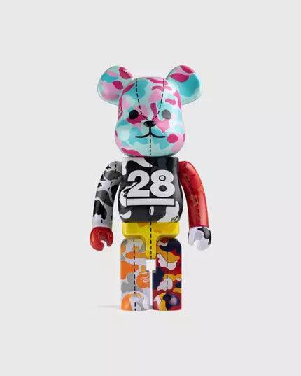 Pop Art Fusion - PopArtFusion - Medicom Toy BE@RBRICK BAPE(R) CAMO 28TH ANNIVERSARY MULTI #3 400% 4530956593548 popartfusion.com by Conectid