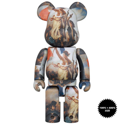 Pop Art Fusion - PopArtFusion - Medicom Toy Be@rbrick Eugène Delacroix "Liberty Leading the People" 100% + 400% Bearbrick Set by Medicom Toy 4530956599489 popartfusion.com by Conectid