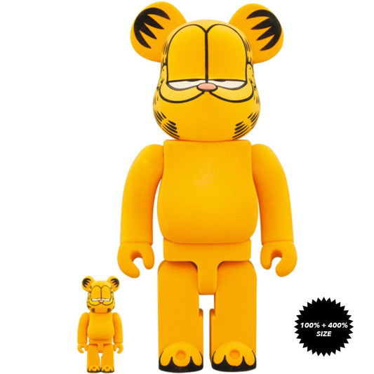 Pop Art Fusion - PopArtFusion - Medicom Toy BE@RBRICK Garfield (100% and 400%), by Medicom Toy (Limited Edition Art Toy Collectible) 4530956607924 popartfusion.com by Conectid