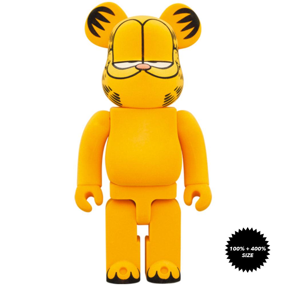 Pop Art Fusion - PopArtFusion - Medicom Toy BE@RBRICK Garfield (100% and 400%), by Medicom Toy (Limited Edition Art Toy Collectible) 4530956607924 popartfusion.com by Conectid