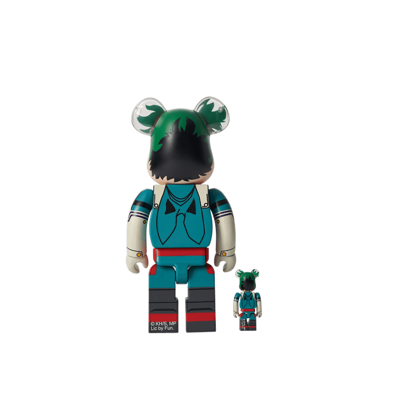 Pop Art Fusion - PopArtFusion - Medicom Toy BE@RBRICK IZUKU MIDORIYA "DEKU" 100% & 400% Set BERB58 popartfusion.com by Conectid