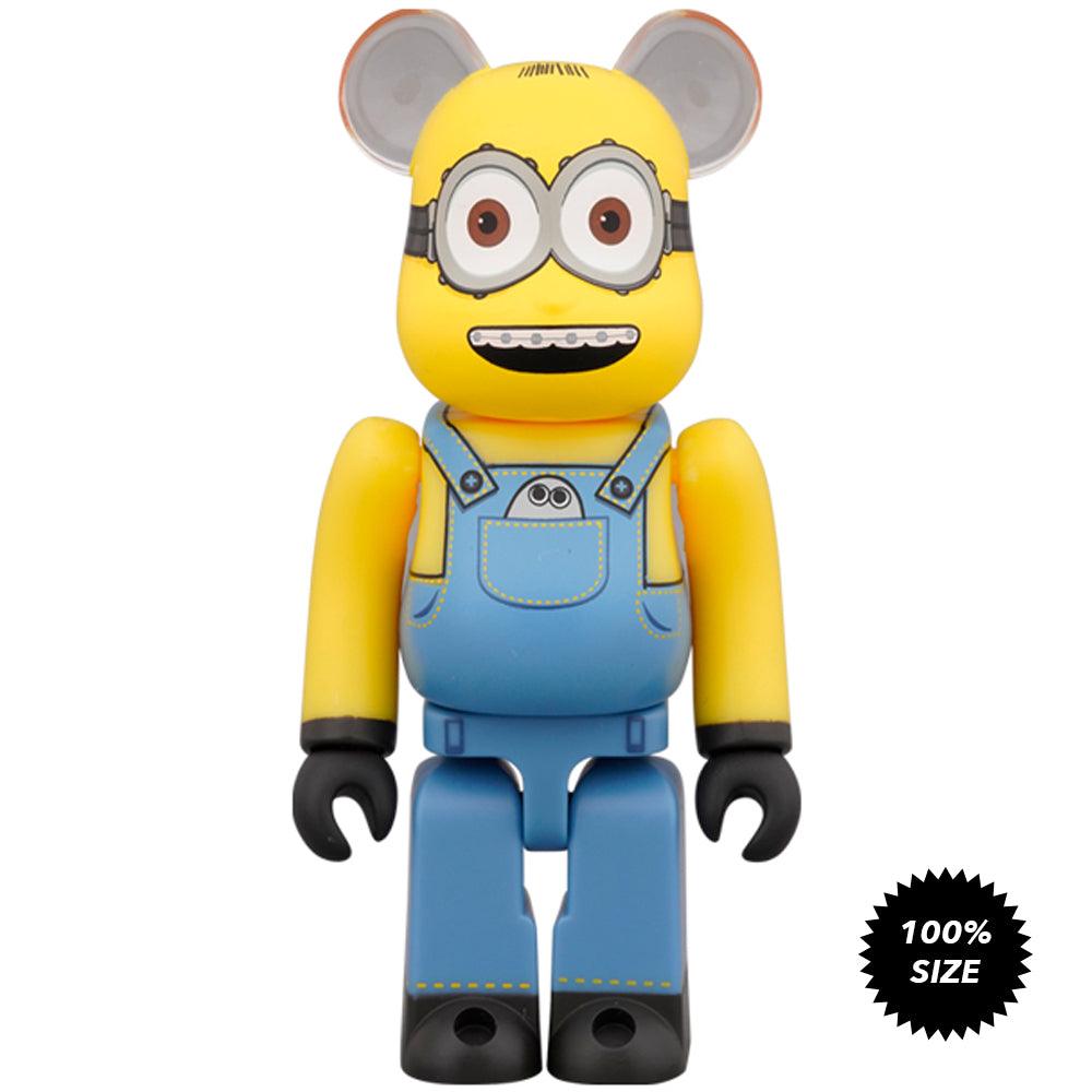 Pop Art Fusion - PopArtFusion - Medicom Toy BE@RBRICK The Minions and Young Gru 100% (2 piece set box) by Medicom Toy (Limited Edition Art Toy Collectible) 4530956595238 popartfusion.com by Conectid