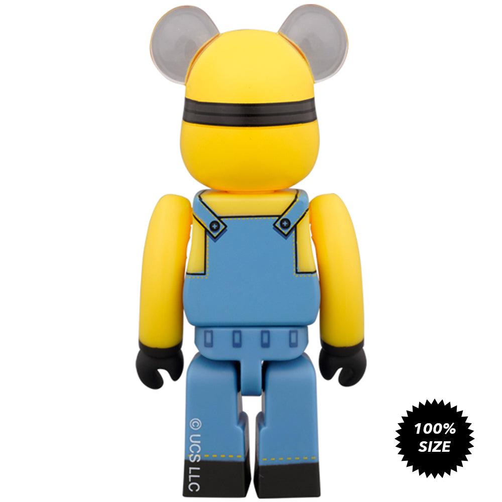 Pop Art Fusion - PopArtFusion - Medicom Toy BE@RBRICK The Minions and Young Gru 100% (2 piece set box) by Medicom Toy (Limited Edition Art Toy Collectible) 4530956595238 popartfusion.com by Conectid