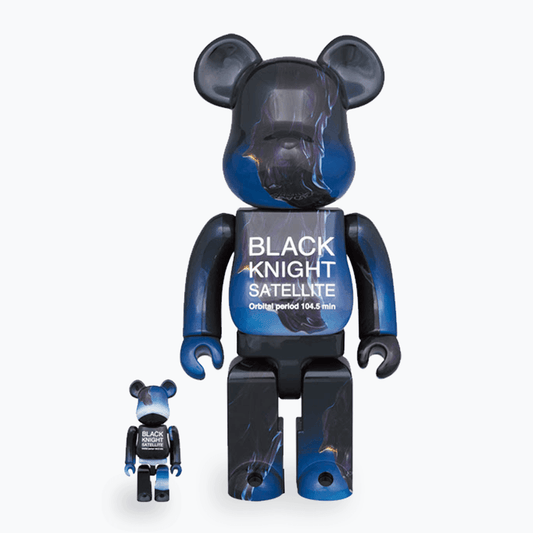 Pop Art Fusion - PopArtFusion - Medicom Toy Black Knight Satellite BE@RBRICK 400% & 100% popartfusion.com by Conectid