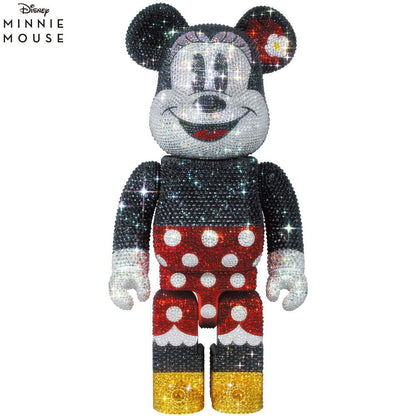 CRYSTAL DECORATE MINNIE MOUSE BE@RBRICK 400％ - PopArtFusion