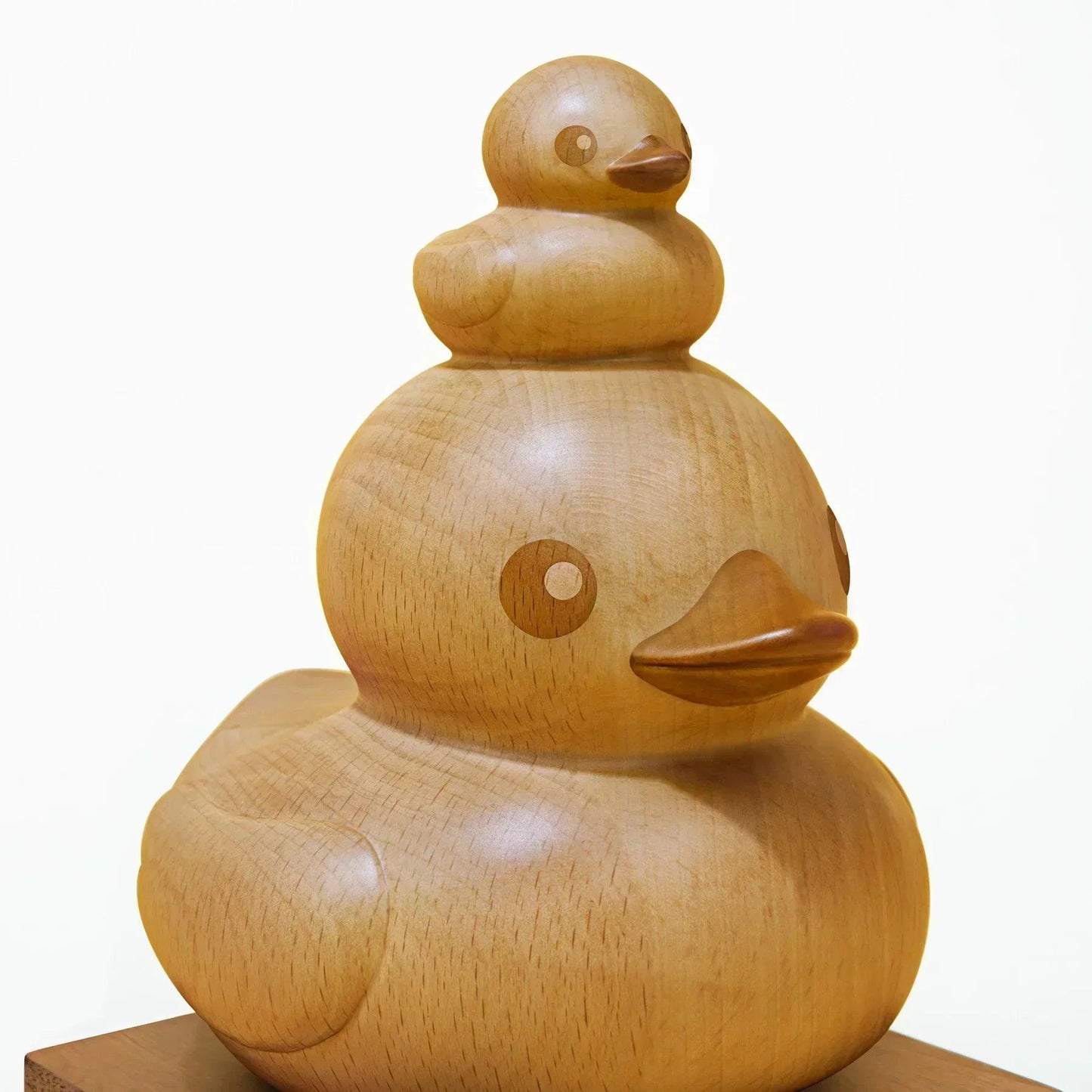 Pop Art Fusion - PopArtFusion - ARR-DDT Store Double Ducks 7-inch Wooden Sculpture DDT-DDDH-06 popartfusion.com by Conectid