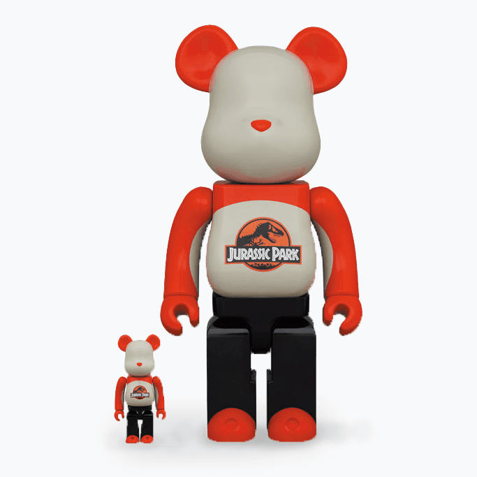 Pop Art Fusion - PopArtFusion - Medicom Toy Jurassic Park BE@RBRICK 400% & 100% popartfusion.com by Conectid