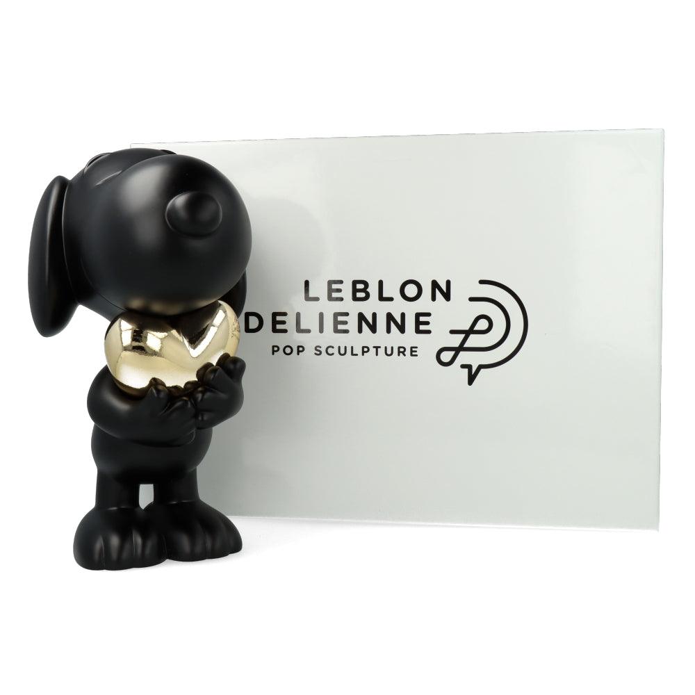 Pop Art Fusion - PopArtFusion - Leblon Delienne Leblon Delienne x Peanuts - Snoopy Heart Matt Black and Gold (Peanuts) PEAST0251MANOOR popartfusion.com by Conectid