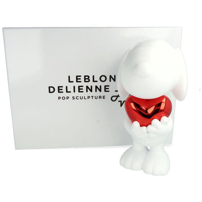 Pop Art Fusion - PopArtFusion - Leblon Delienne Leblon Delienne x Peanuts - Snoopy SF Heart Matt white & Chromed Red (Peanuts) PEAST02501MERO popartfusion.com by Conectid