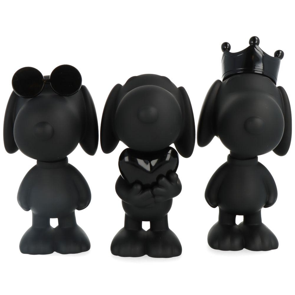 Pop Art Fusion - PopArtFusion - Leblon Delienne Leblon Delienne x Peanuts - Snoopy XS.SET - Set of 3 pieces - Black PEAST01301NOSET popartfusion.com by Conectid