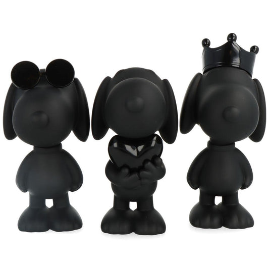 Pop Art Fusion - PopArtFusion - Leblon Delienne Leblon Delienne x Peanuts - Snoopy XS.SET - Set of 3 pieces - Black PEAST01301NOSET popartfusion.com by Conectid