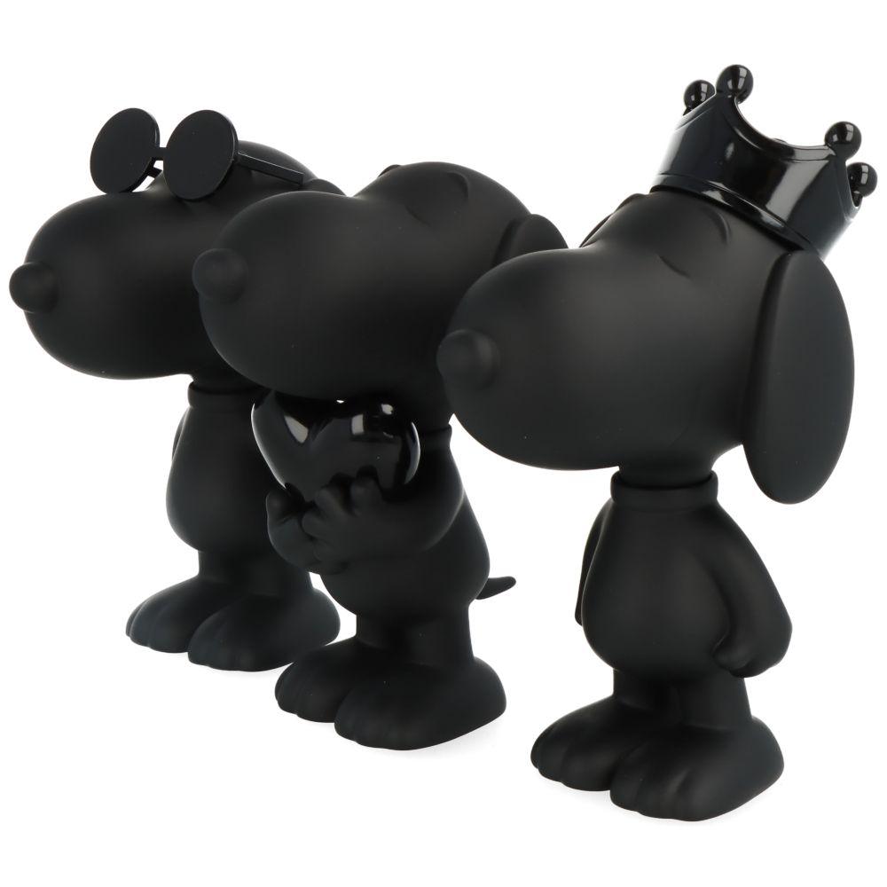 Pop Art Fusion - PopArtFusion - Leblon Delienne Leblon Delienne x Peanuts - Snoopy XS.SET - Set of 3 pieces - Black PEAST01301NOSET popartfusion.com by Conectid