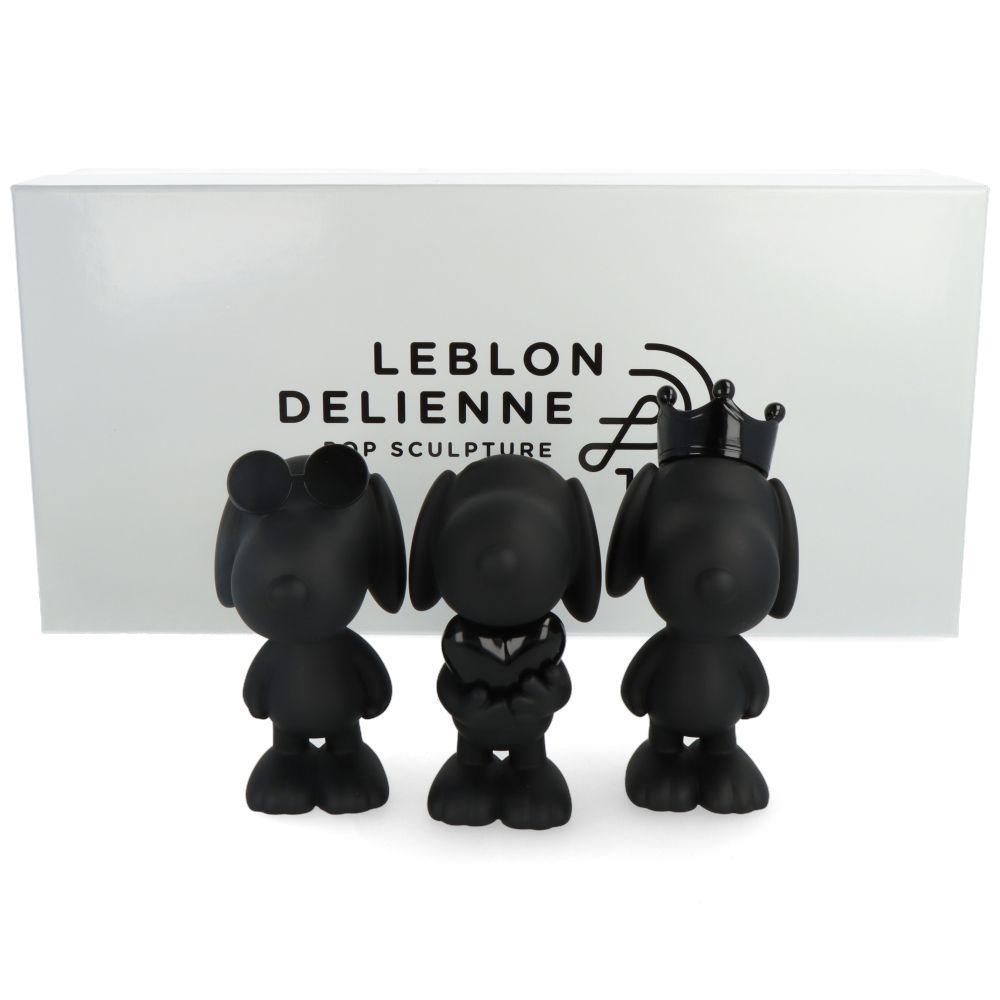 Pop Art Fusion - PopArtFusion - Leblon Delienne Leblon Delienne x Peanuts - Snoopy XS.SET - Set of 3 pieces - Black PEAST01301NOSET popartfusion.com by Conectid