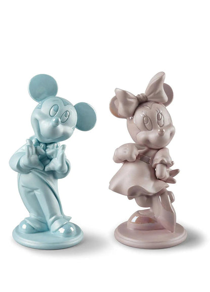 Pop Art Fusion - PopArtFusion - Llardo Lladro x Disney - Mickey Mouse Blue Figurine with glitter effect - Handmade in Spain - Open Edition 01009418 popartfusion.com by Conectid