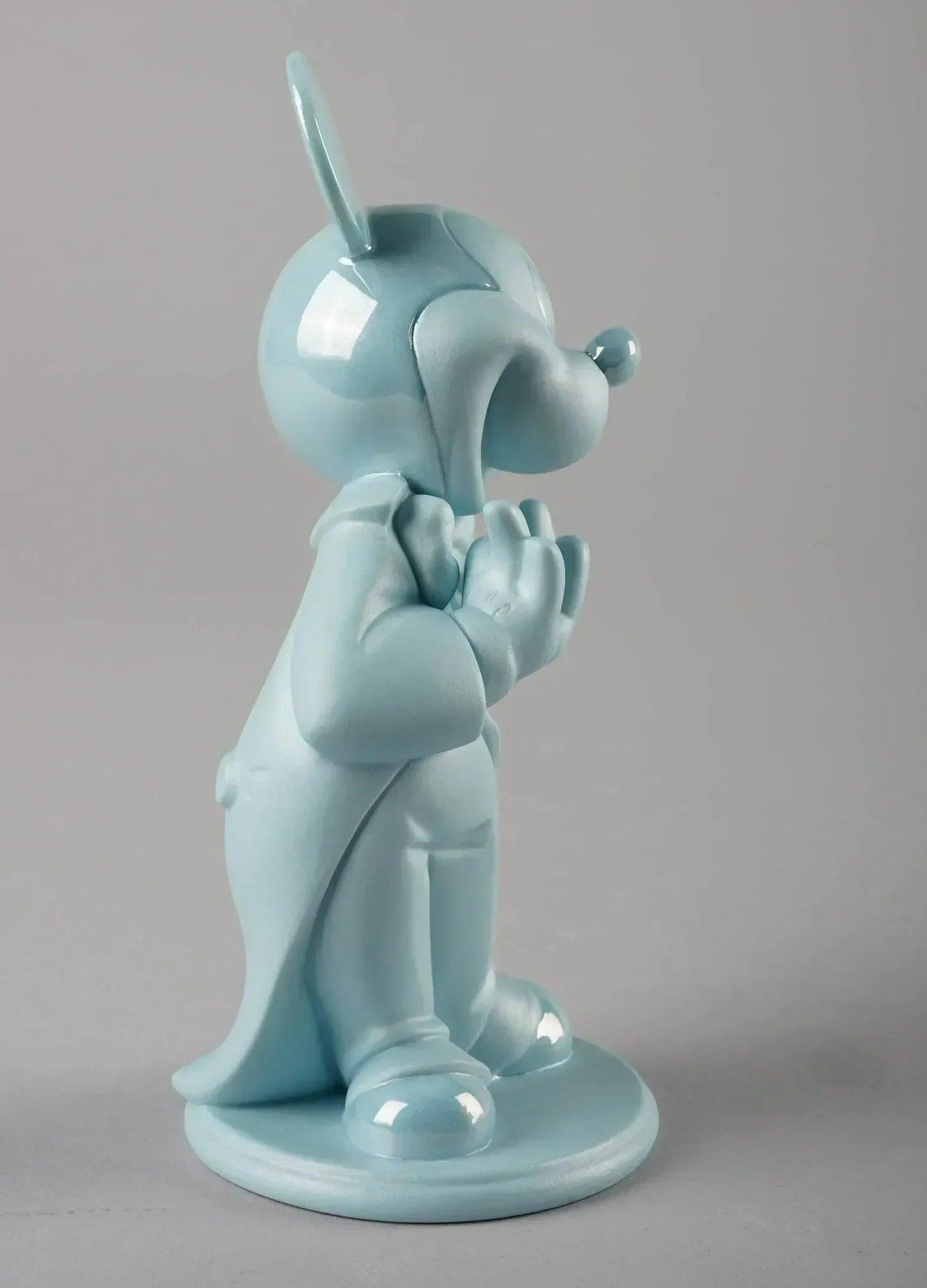 Pop Art Fusion - PopArtFusion - Llardo Lladro x Disney - Mickey Mouse Blue Figurine with glitter effect - Handmade in Spain - Open Edition 01009418 popartfusion.com by Conectid