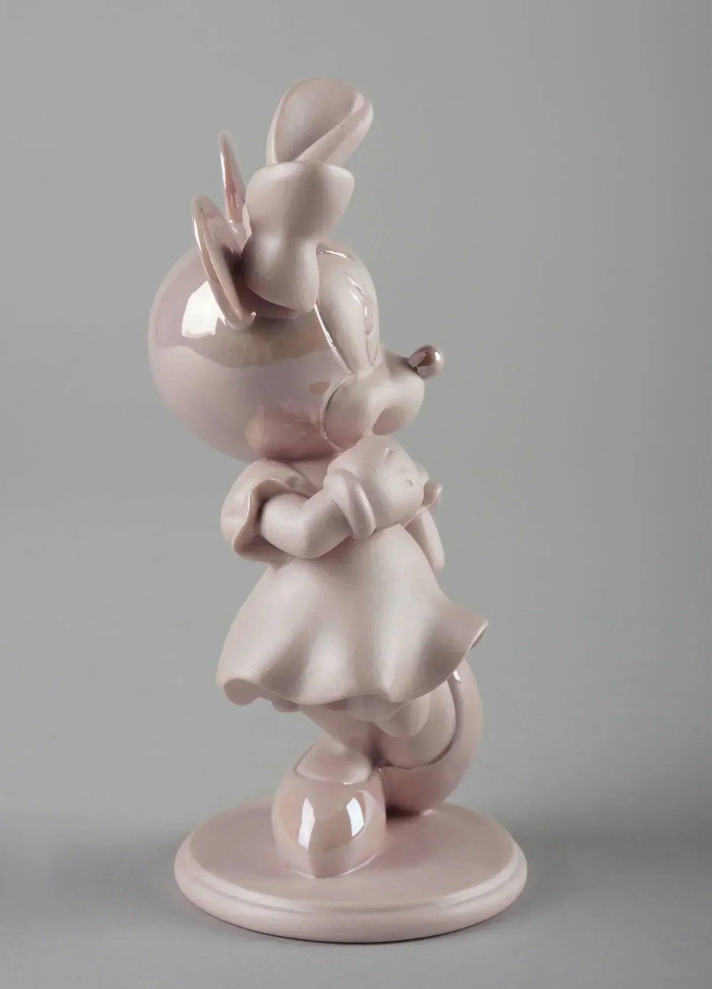 Pop Art Fusion - PopArtFusion - Llardo Lladro x Disney - Minnie Mouse Pink Figurine with glitter effect - Handmade in Spain - Open Edition 01009419 popartfusion.com by Conectid