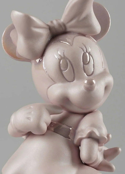 Pop Art Fusion - PopArtFusion - Llardo Lladro x Disney - Minnie Mouse Pink Figurine with glitter effect - Handmade in Spain - Open Edition 01009419 popartfusion.com by Conectid