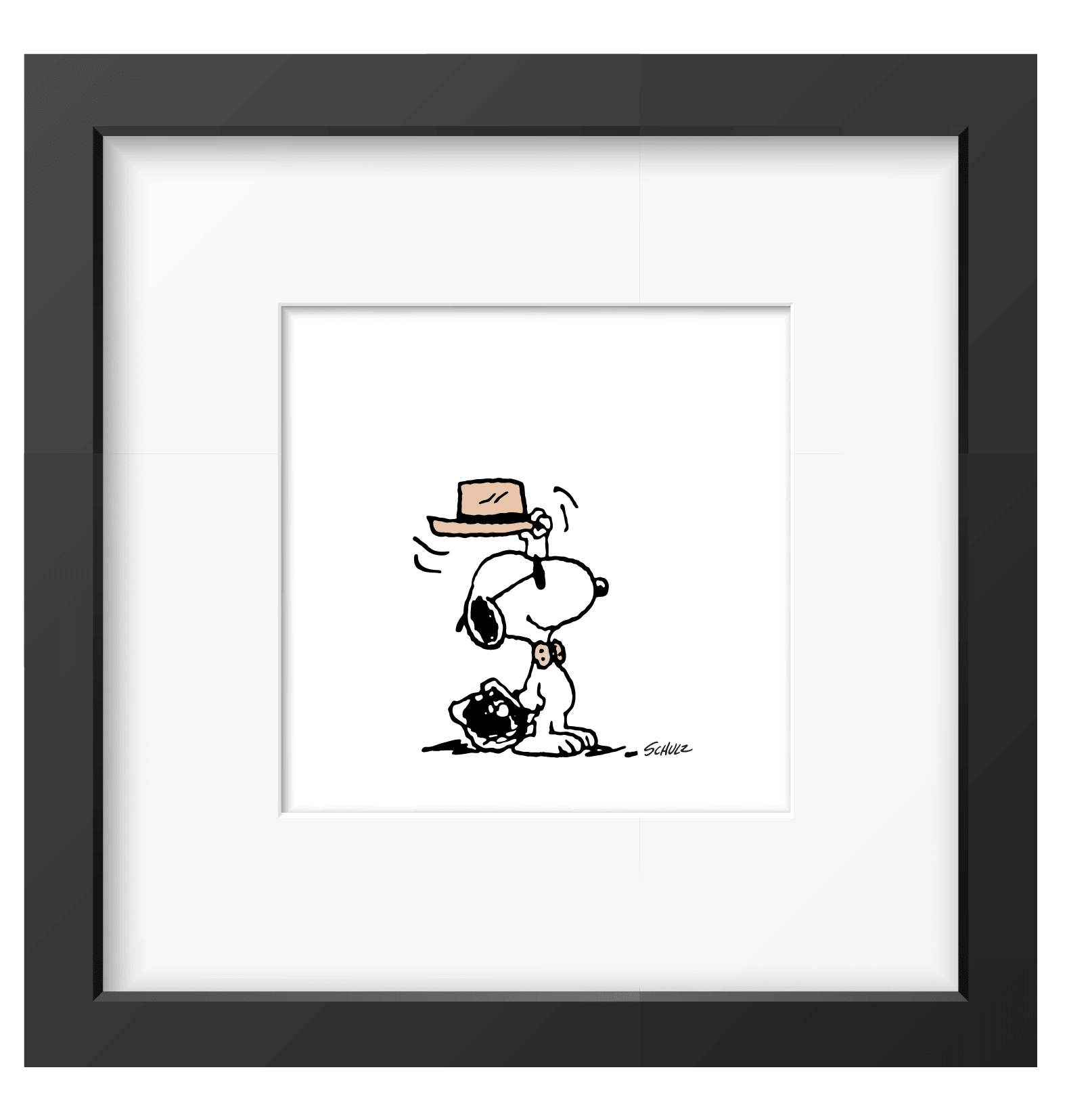 Peanuts Doff Framed Print - PopArtFusion