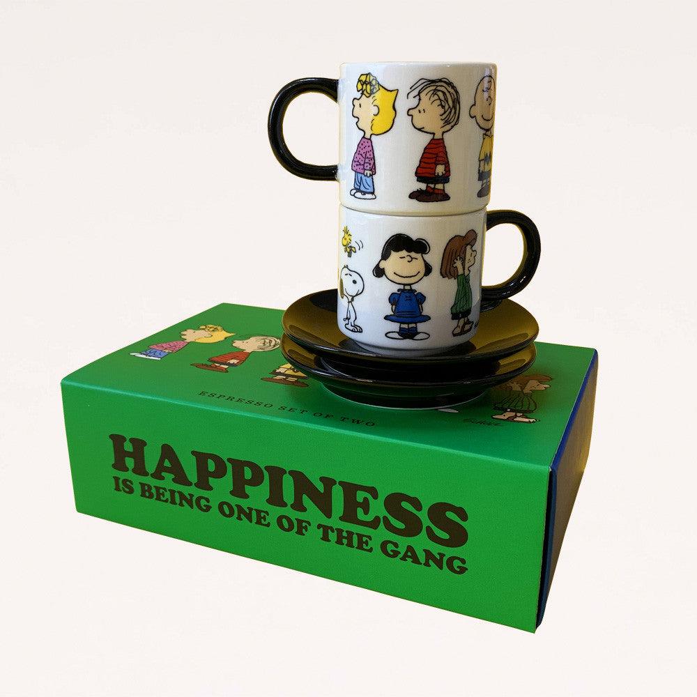 Peanuts Gang Espresso Set - PopArtFusion