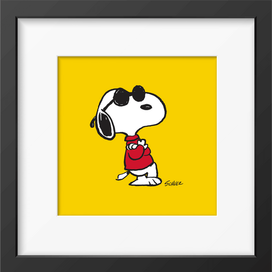 Peanuts Joe Cool Framed Print - PopArtFusion