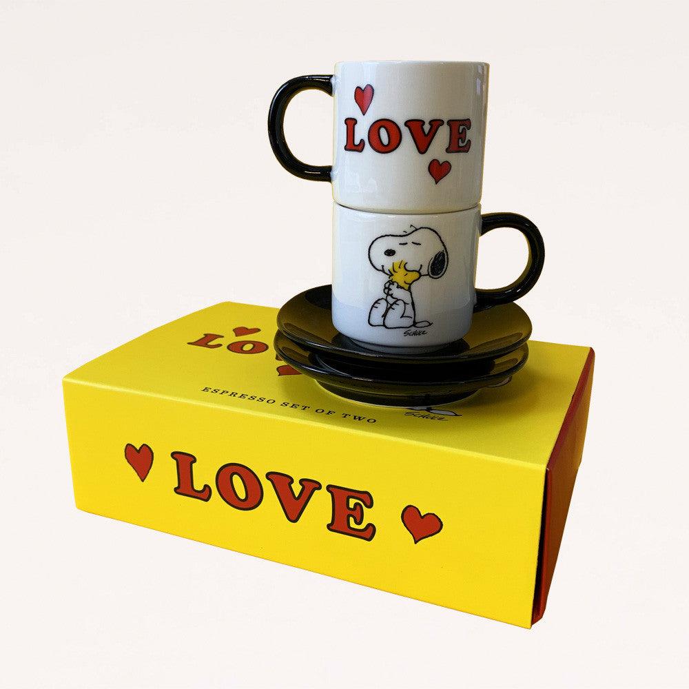 Peanuts Love Espresso Set - PopArtFusion