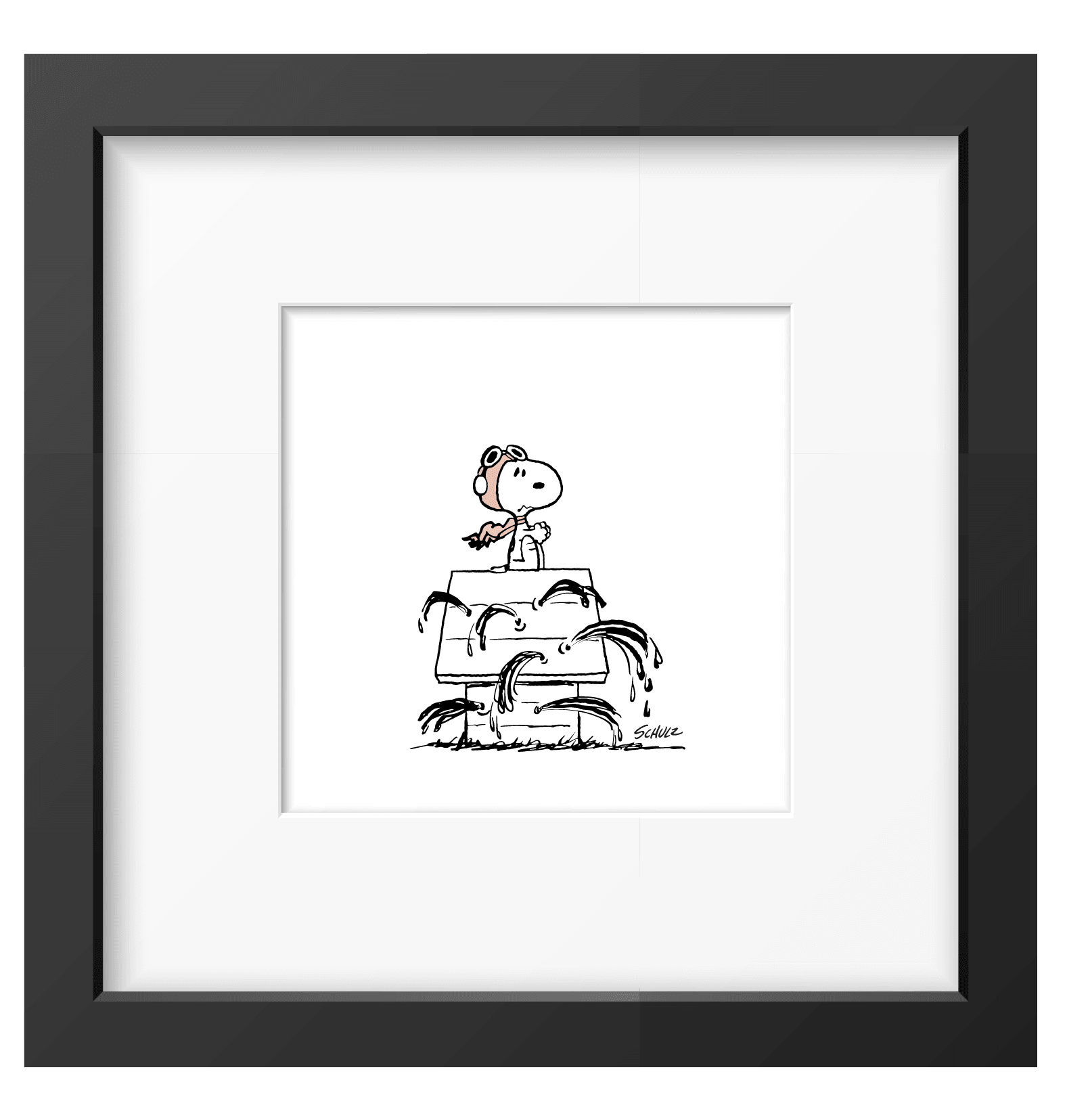 Peanuts Red Baron Framed Print - PopArtFusion