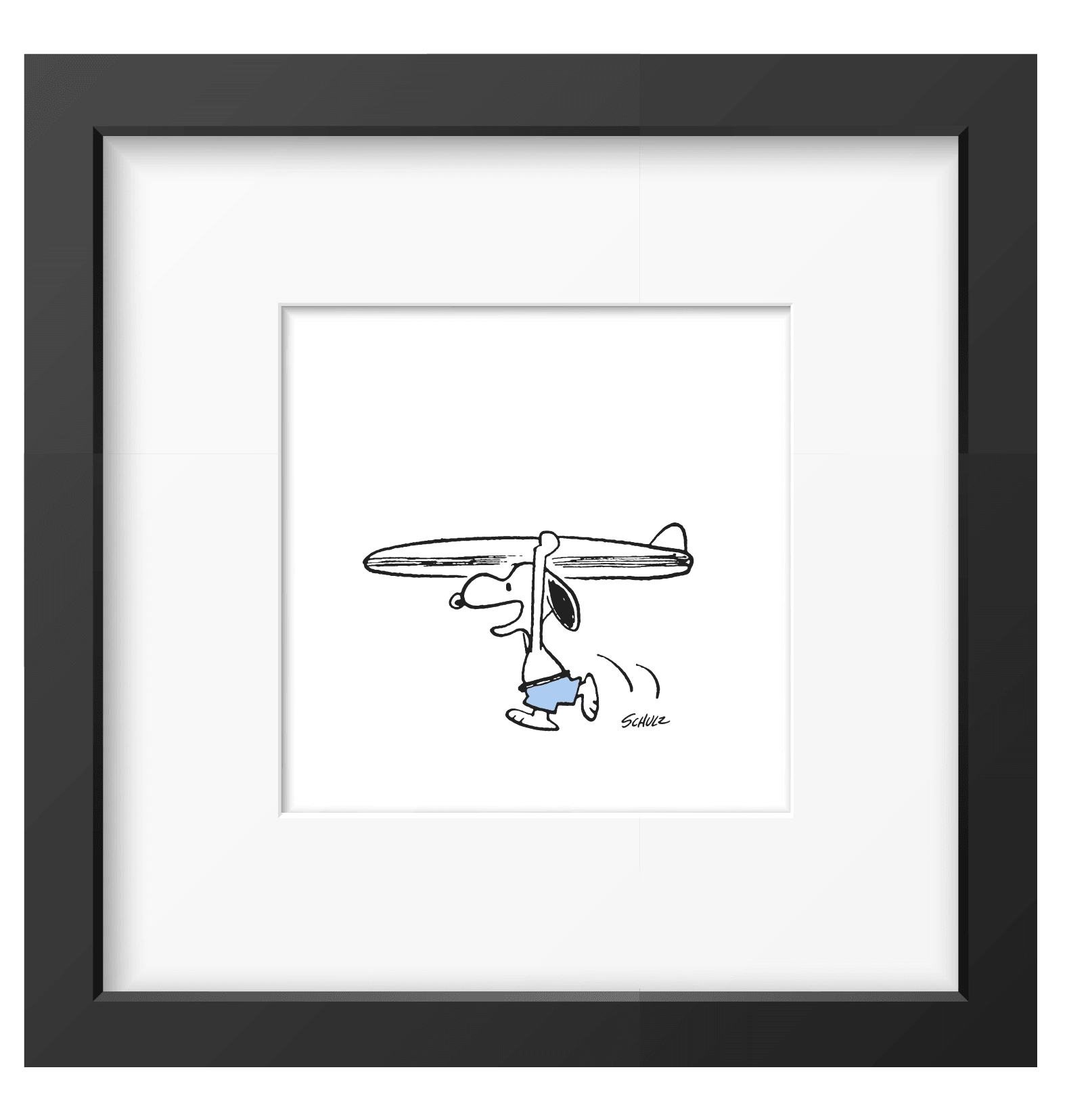 Peanuts Surf Framed Print - PopArtFusion