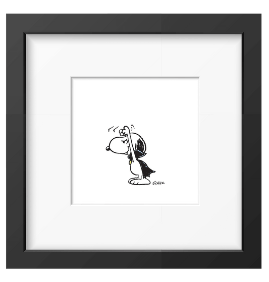 Peanuts Vampire Framed Print - PopArtFusion