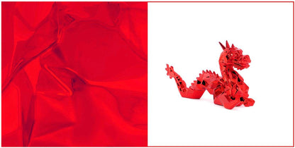 Pop Art Fusion - PopArtFusion - Richard Orlinski Richard Orlinski - Dragon Spirit (Red Edition) by Richard Orlinski DSRE popartfusion.com by Conectid